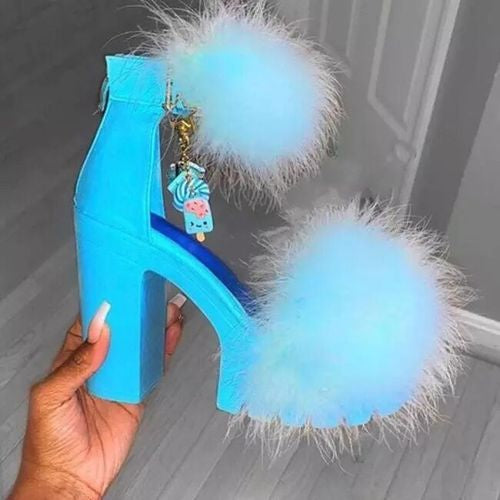 Blue heels 2025 size 11