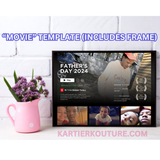 CUSTOM "MOVIE" FATHER'S DAY PHOTO FRAME