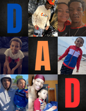 CUSTOM "DAD" FATHER'S DAY PHOTO FRAME